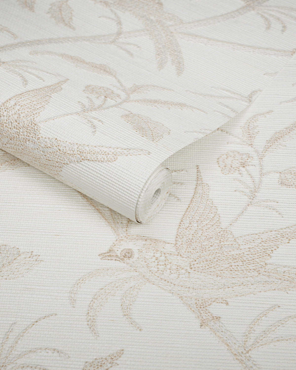 Brunschwig & Fils BENGALI EMB WC IVORY Wallpaper