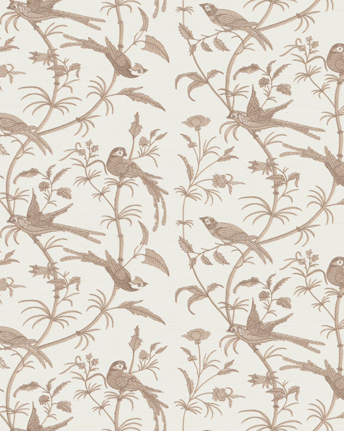 Brunschwig & Fils BENGALI EMB WC BEIGE Wallpaper