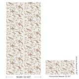 Brunschwig & Fils BENGALI EMB WC BEIGE Wallpaper