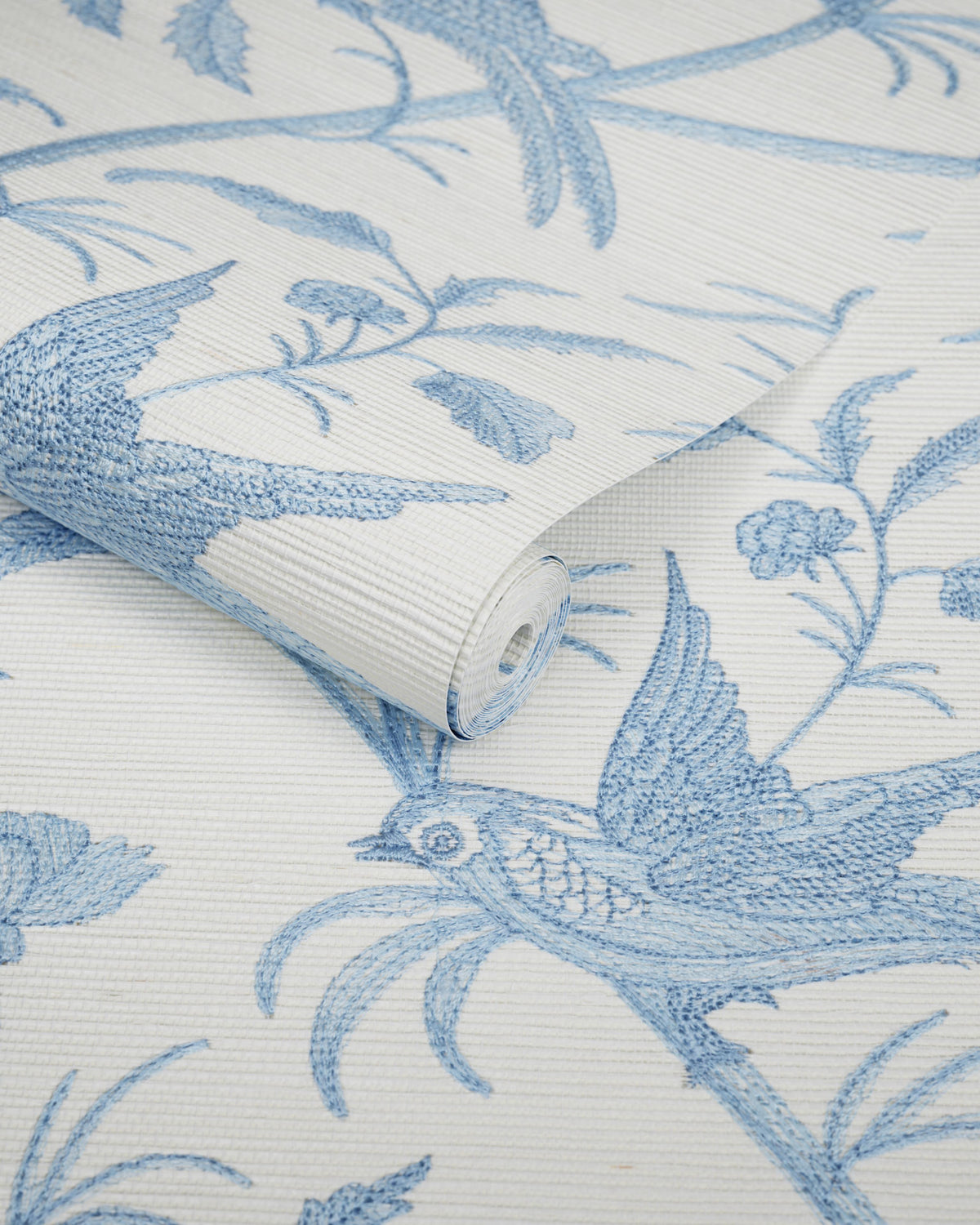 Brunschwig & Fils BENGALI EMB WC SKY Wallpaper