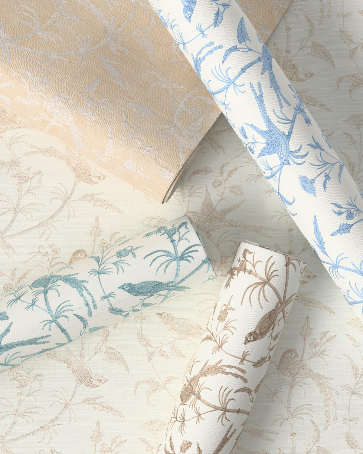Brunschwig & Fils BENGALI EMB WC SKY Wallpaper
