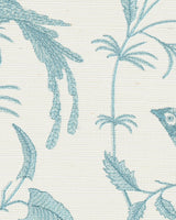 Brunschwig & Fils BENGALI EMB WC AQUA Wallpaper