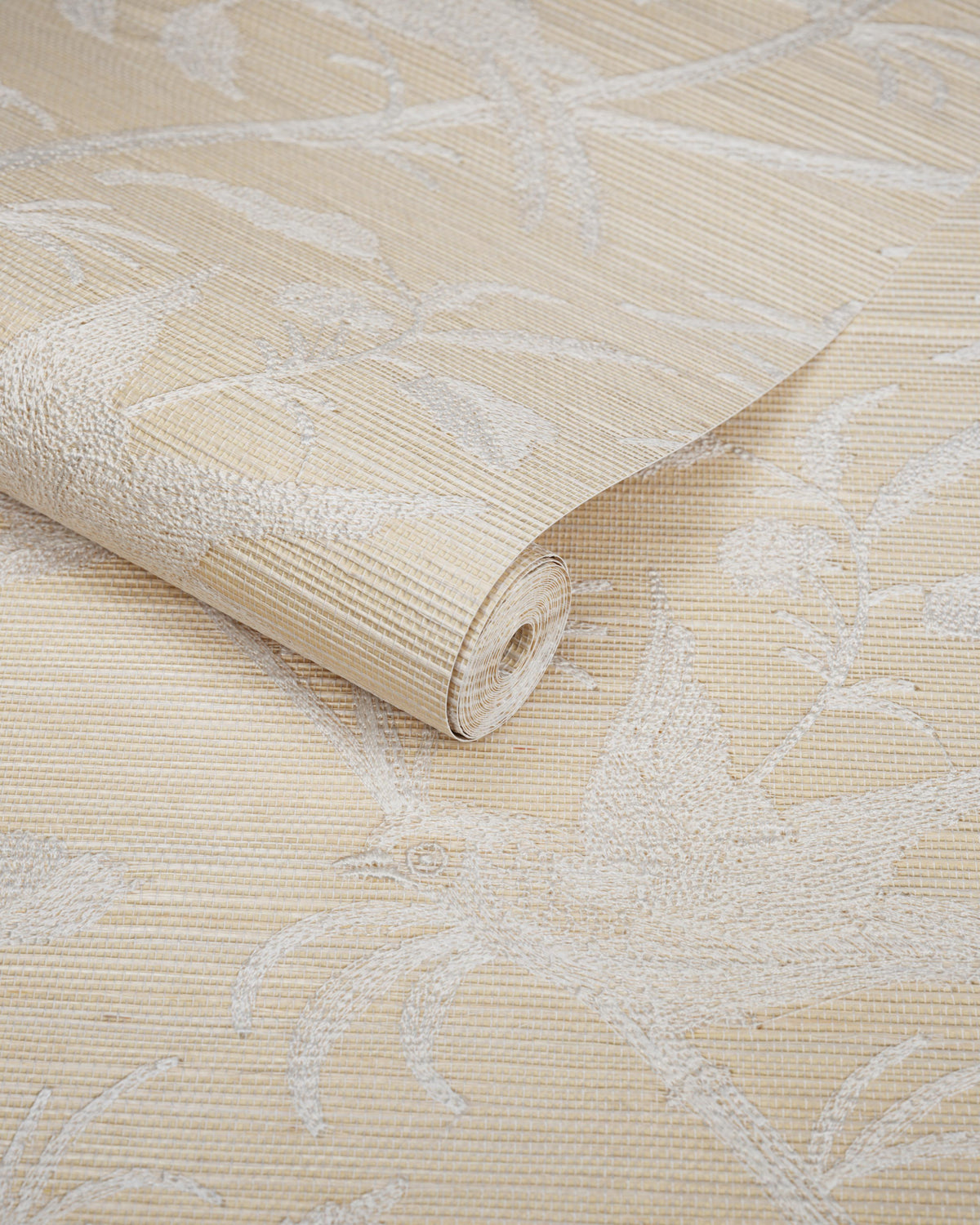 Brunschwig & Fils BENGALI EMB WC NATURAL Wallpaper