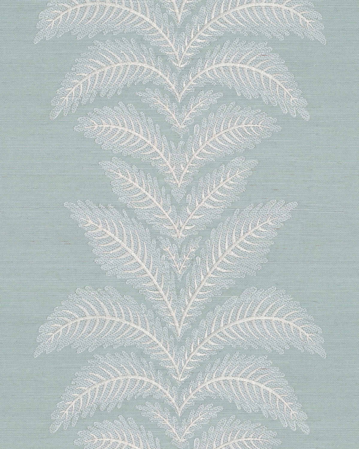 Brunschwig & Fils TALAVERA EMB WC AQUA Wallpaper