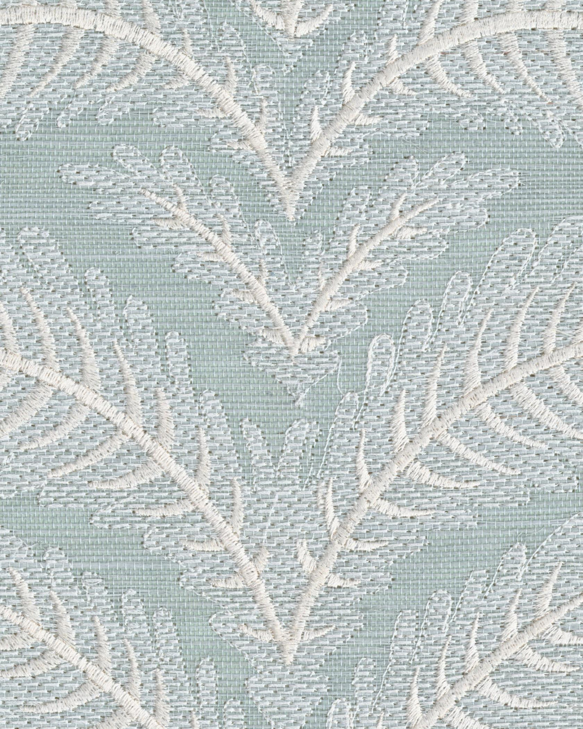 Brunschwig & Fils TALAVERA EMB WC AQUA Wallpaper