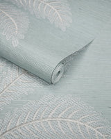 Brunschwig & Fils TALAVERA EMB WC AQUA Wallpaper