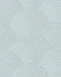 Brunschwig & Fils GRAVIER EMB WC AQUA Wallpaper