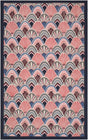 Surya Lamontage V Art Deco Scallop Rose 2' x 3' Handmade Rug