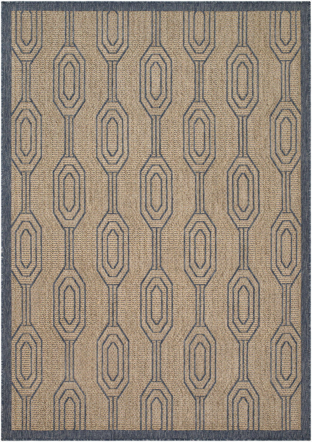 Livabliss Portafina Chain Navy 6'7" x 9'4" Machine Woven Rug