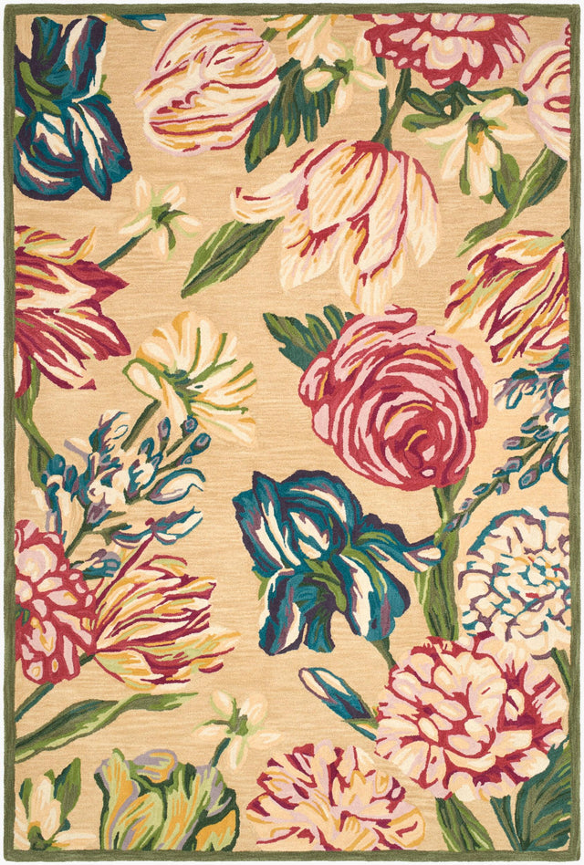 Surya Camden Garden Bloom Ivory 8' x 8' Handmade Rug