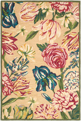 Surya Camden Garden Bloom Ivory 7'6" x 9'6" Handmade Rug