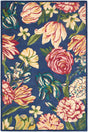 Surya Camden Garden Bloom Navy 8'3" x 11'6" Handmade Rug