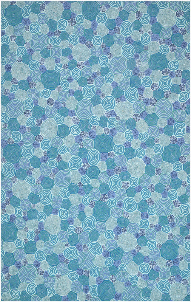 Surya Lamontage II Giant Swirls Spa 2' x 3' Handmade Rug