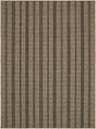 Livabliss Portafina Mercer Stripe Black 7'10" x 9'10" Machine Woven Rug