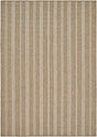Livabliss Portafina Mercer Stripe Neutral 2' x 7'7" Machine Woven Rug
