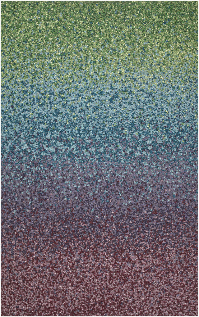 Surya Lamontage III Ombre Fossette Succulant 2'3" x 8' Handmade Rug