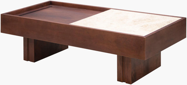 Surya Olwen OLWN-002 17"H x 57"W x 28"D Accent Table