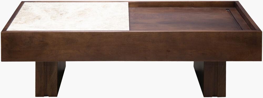 Surya Olwen OLWN-002 17"H x 57"W x 28"D Accent Table