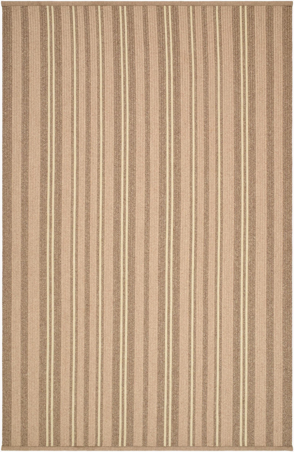 Surya Cabana Stripe Neutral 5' x 7'6" Handmade Rug