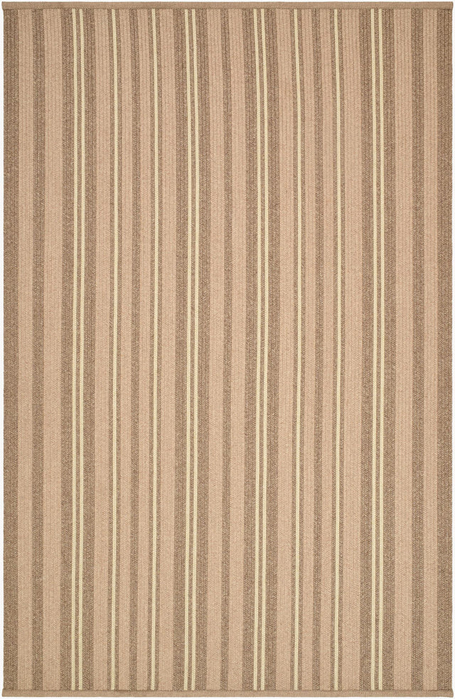 Surya Cabana Stripe Neutral 7'6" x 9'6" Handmade Rug