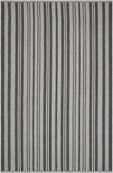 Surya Cabana Stripe Stone 2' x 7'6" Handmade Rug