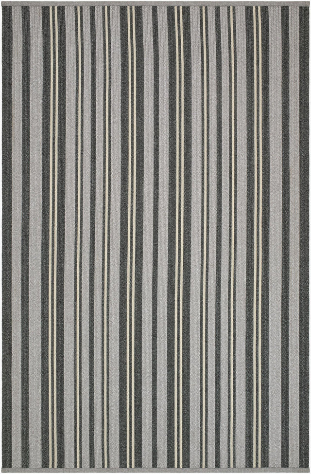 Surya Cabana Stripe Stone 2' x 7'6" Handmade Rug
