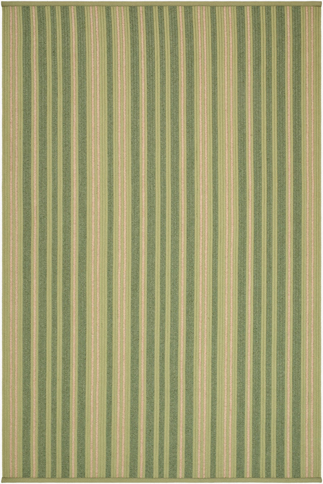 Surya Cabana Stripe Sage 5' x 7'6" Handmade Rug