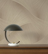 York Wallcoverings Etched Reeds Light Brown Abstract Wallpaper