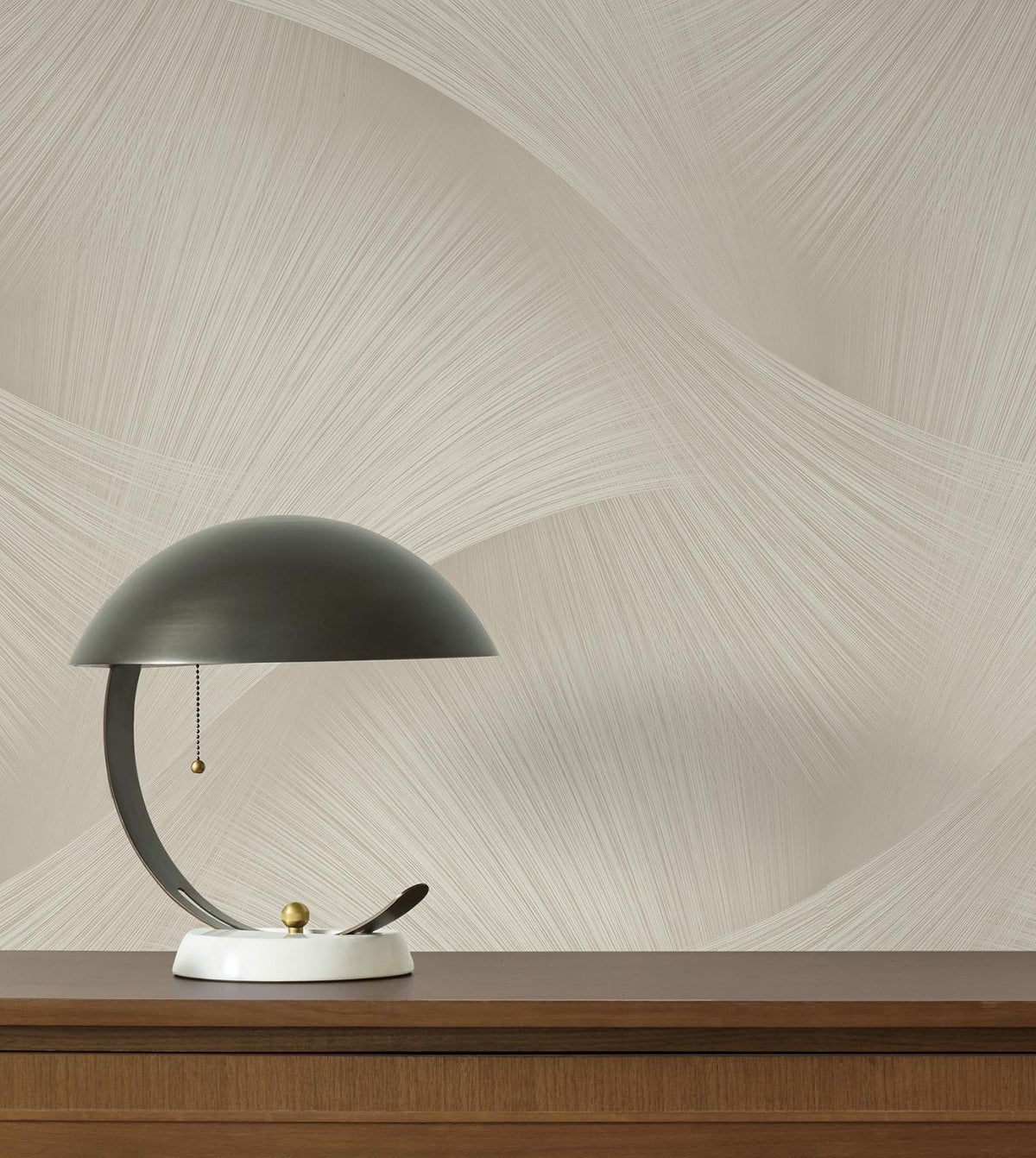 York Wallcoverings Etched Reeds Beige Abstract Wallpaper