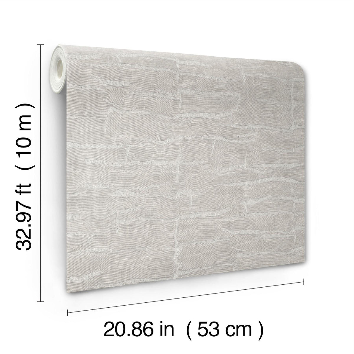 York Wallcoverings Sculpted Burlap Grey Textured Wallpaper