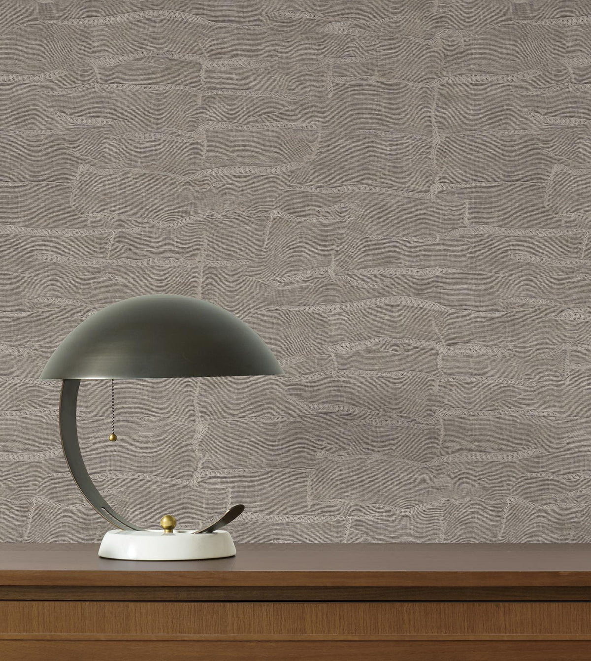 York Wallcoverings Sculpted Burlap Dark Grey Textured Wallpaper
