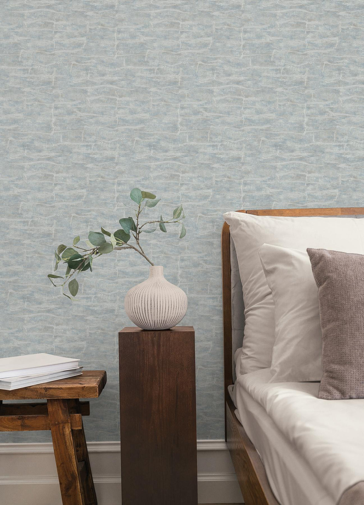 York Wallcoverings Sculpted Burlap Stone Textured Wallpaper