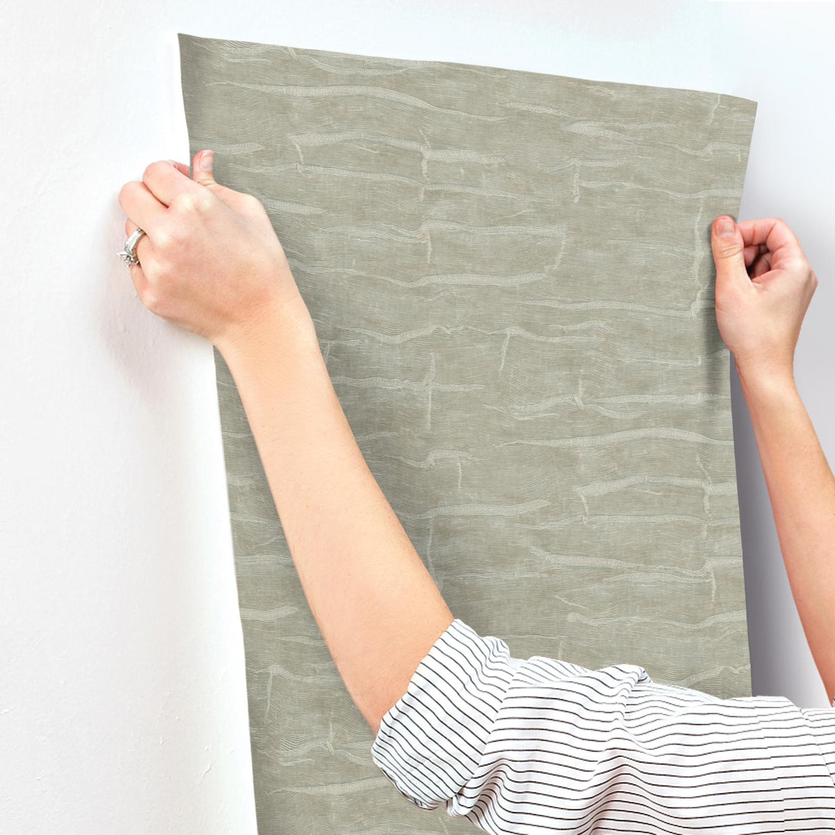 York Wallcoverings Sculpted Burlap Moss Textured Wallpaper