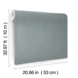 York Wallcoverings Egyptian Linen Denim Faux Fabric Wallpaper