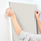 York Wallcoverings Egyptian Linen Eggshell Faux Fabric Wallpaper