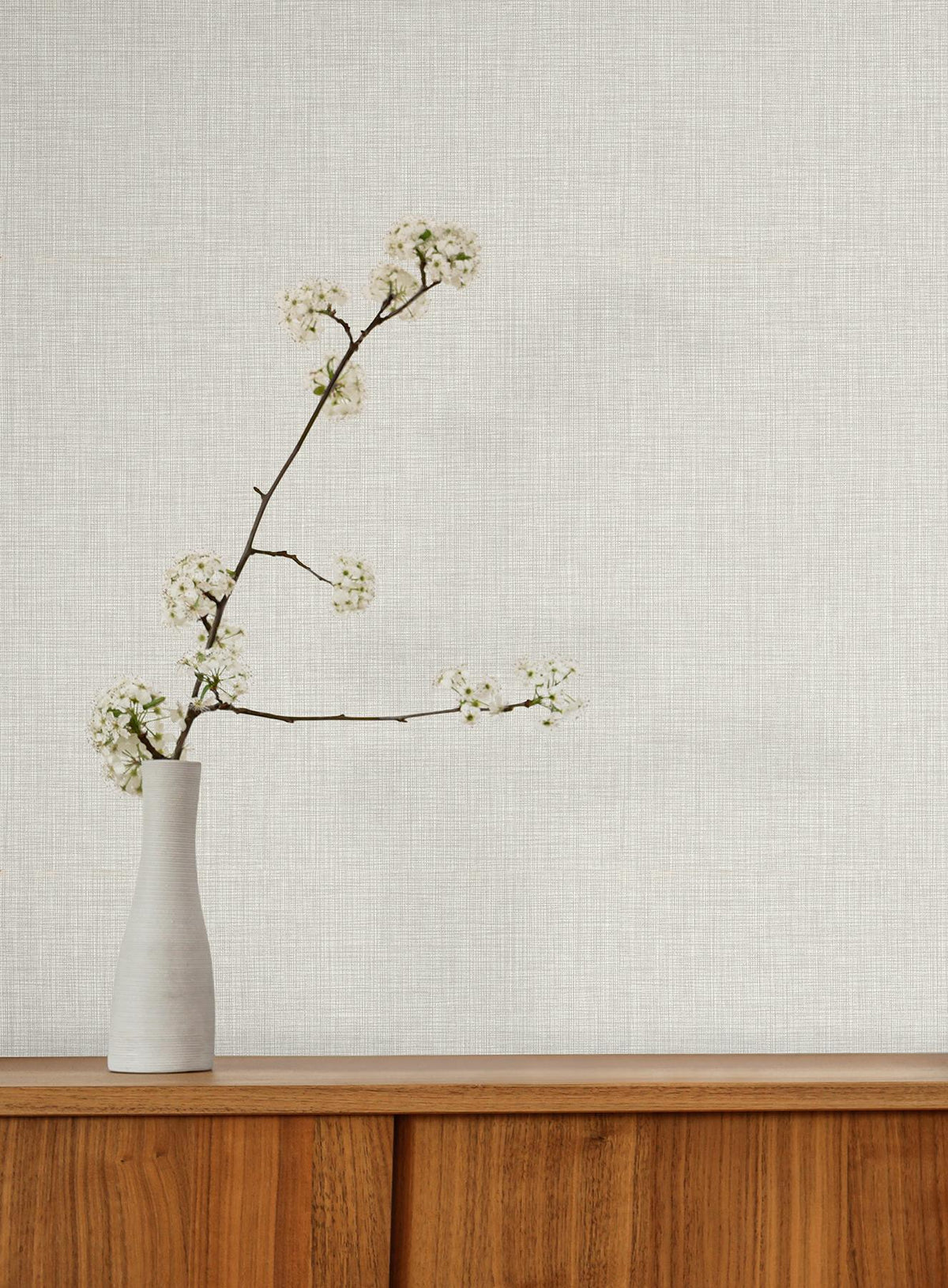 York Wallcoverings Egyptian Linen Eggshell Faux Fabric Wallpaper