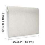York Wallcoverings Egyptian Linen Eggshell Faux Fabric Wallpaper