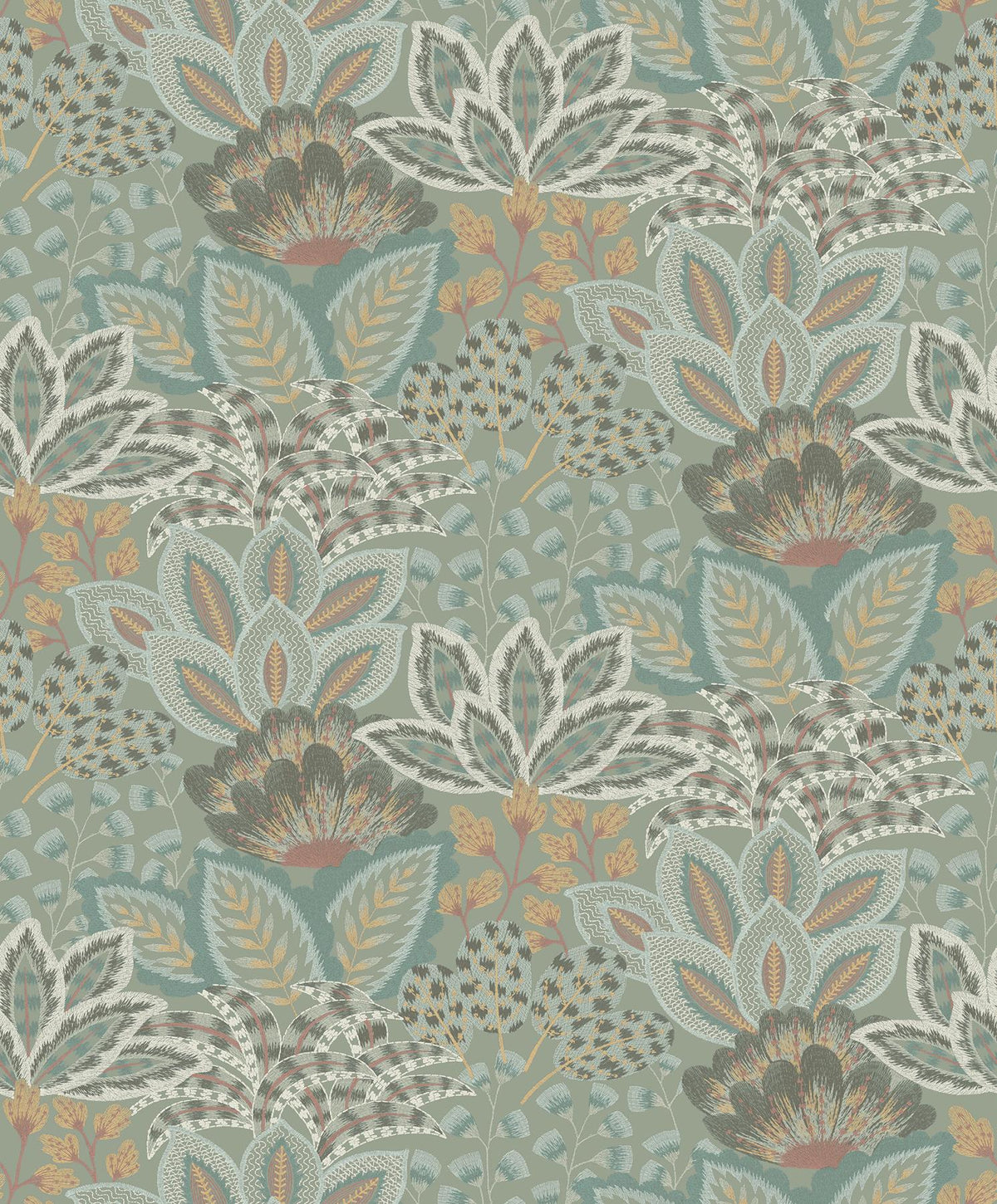 York Wallcoverings Catherine Sage Botanical Wallpaper