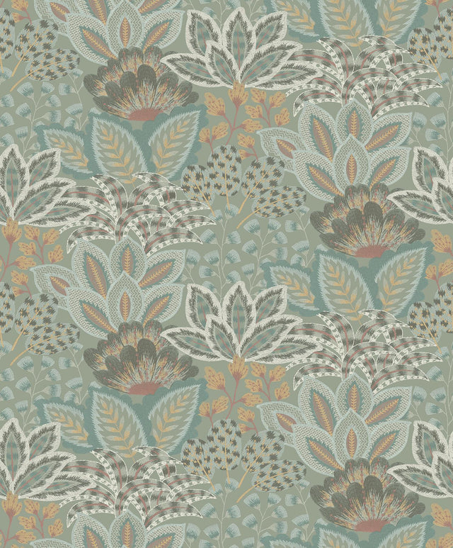 York Wallcoverings Catherine Sage Botanical Wallpaper