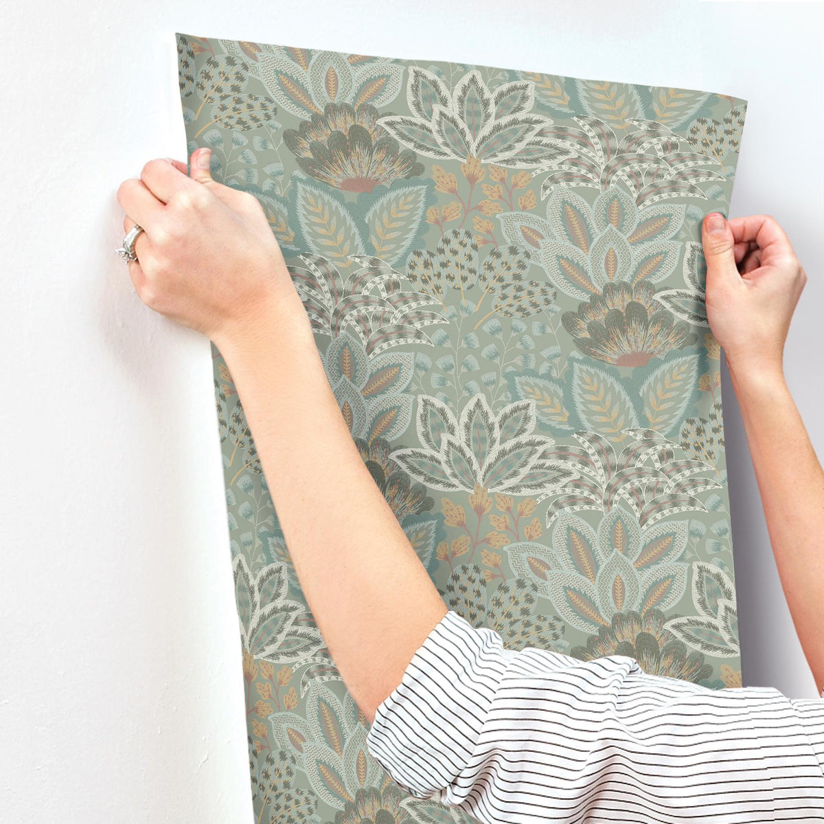 York Wallcoverings Catherine Sage Botanical Wallpaper