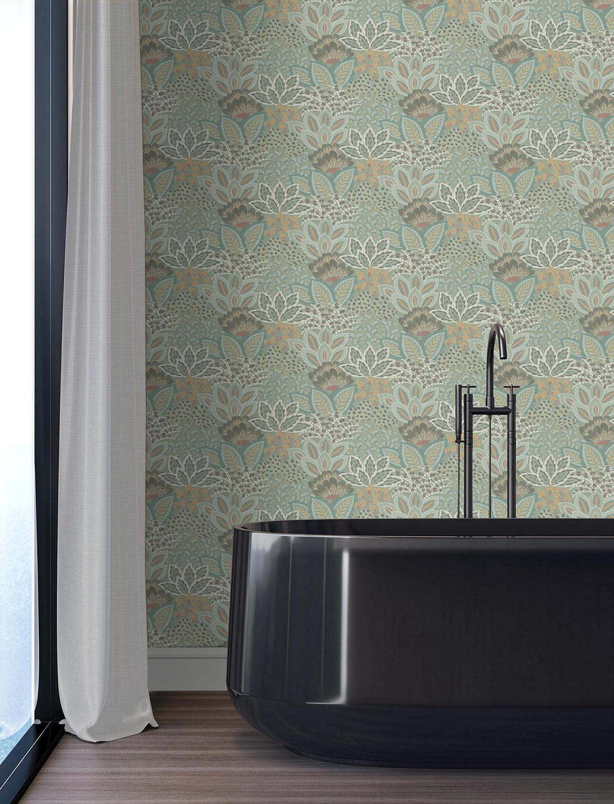 York Wallcoverings Catherine Sage Botanical Wallpaper