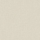 York Wallcoverings Egyptian Linen Cream Faux Fabric Wallpaper