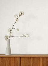 York Wallcoverings Georgette Pearl Faux Fabric Wallpaper