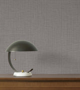 York Wallcoverings Egyptian Linen Sterling Faux Fabric Wallpaper