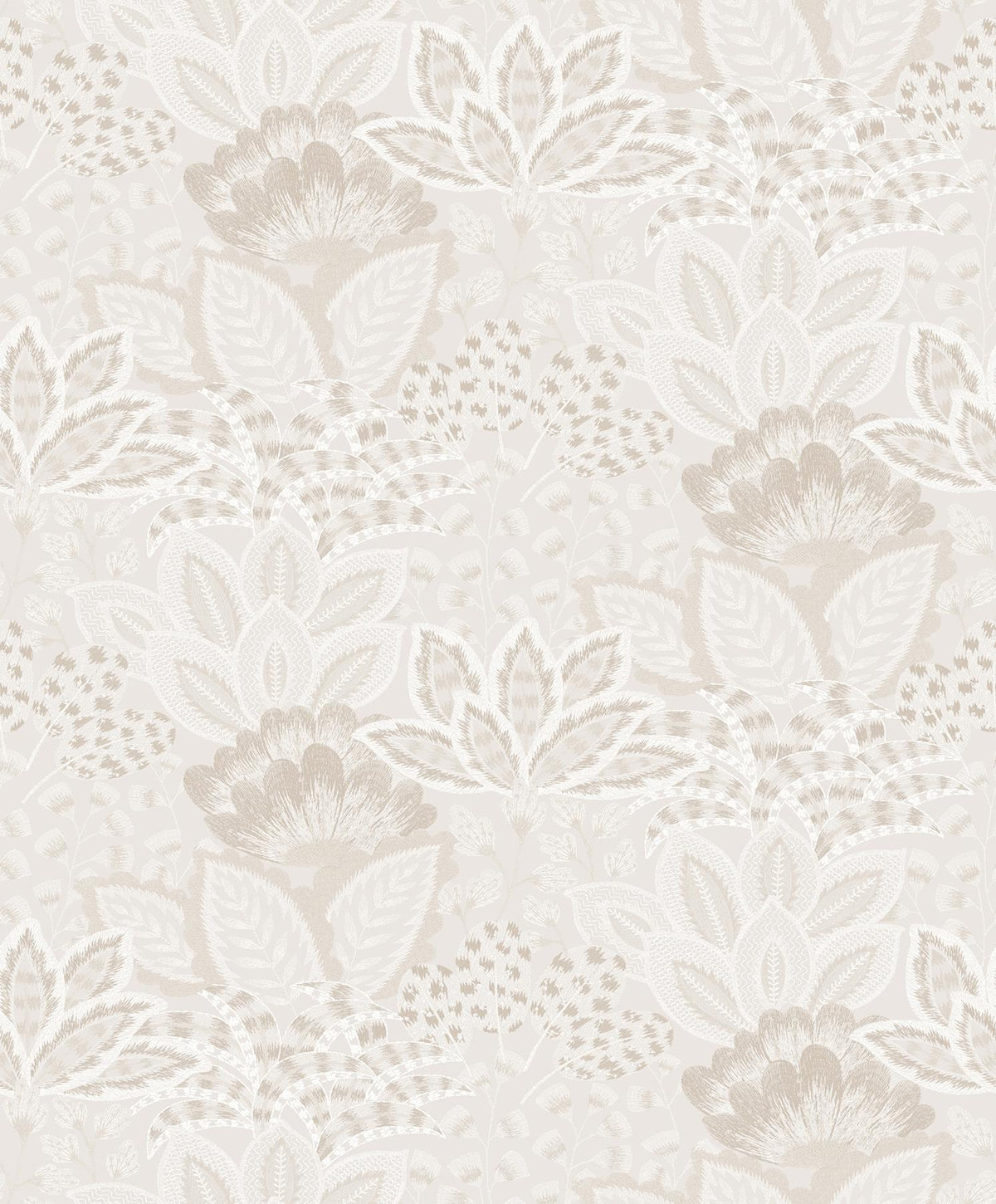 York Wallcoverings Catherine Pearl Botanical Wallpaper