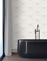 York Wallcoverings Catherine Pearl Botanical Wallpaper