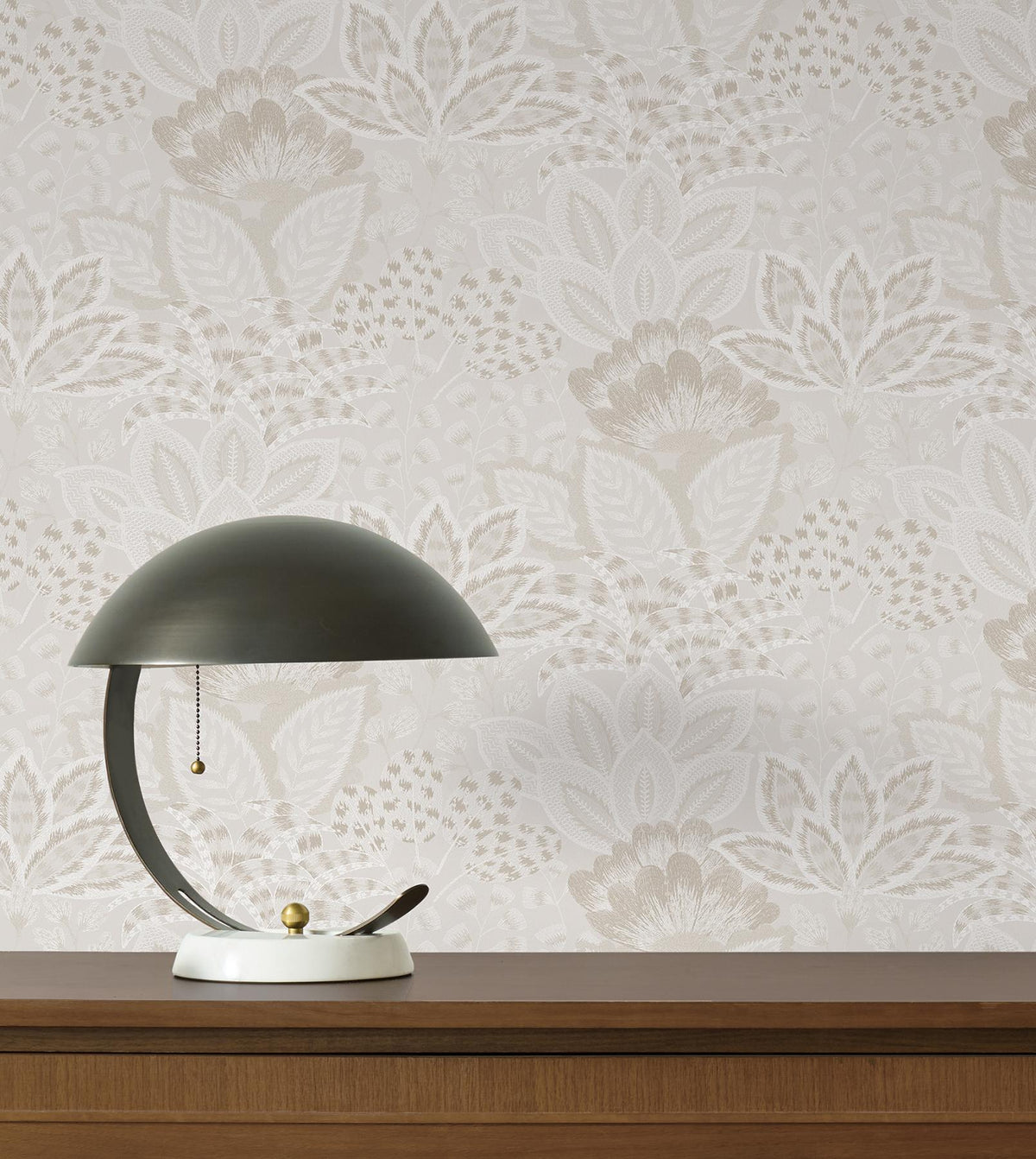 York Wallcoverings Catherine Pearl Botanical Wallpaper