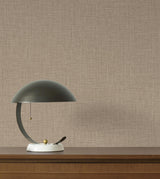 York Wallcoverings Egyptian Linen Light Brown Faux Fabric Wallpaper