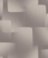 York Wallcoverings Silk Madras Grey Abstract Geometric Wallpaper