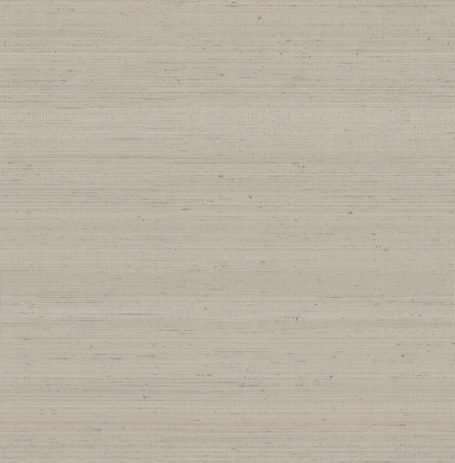York Wallcoverings Fine Silk Taupe Faux Fabric Wallpaper